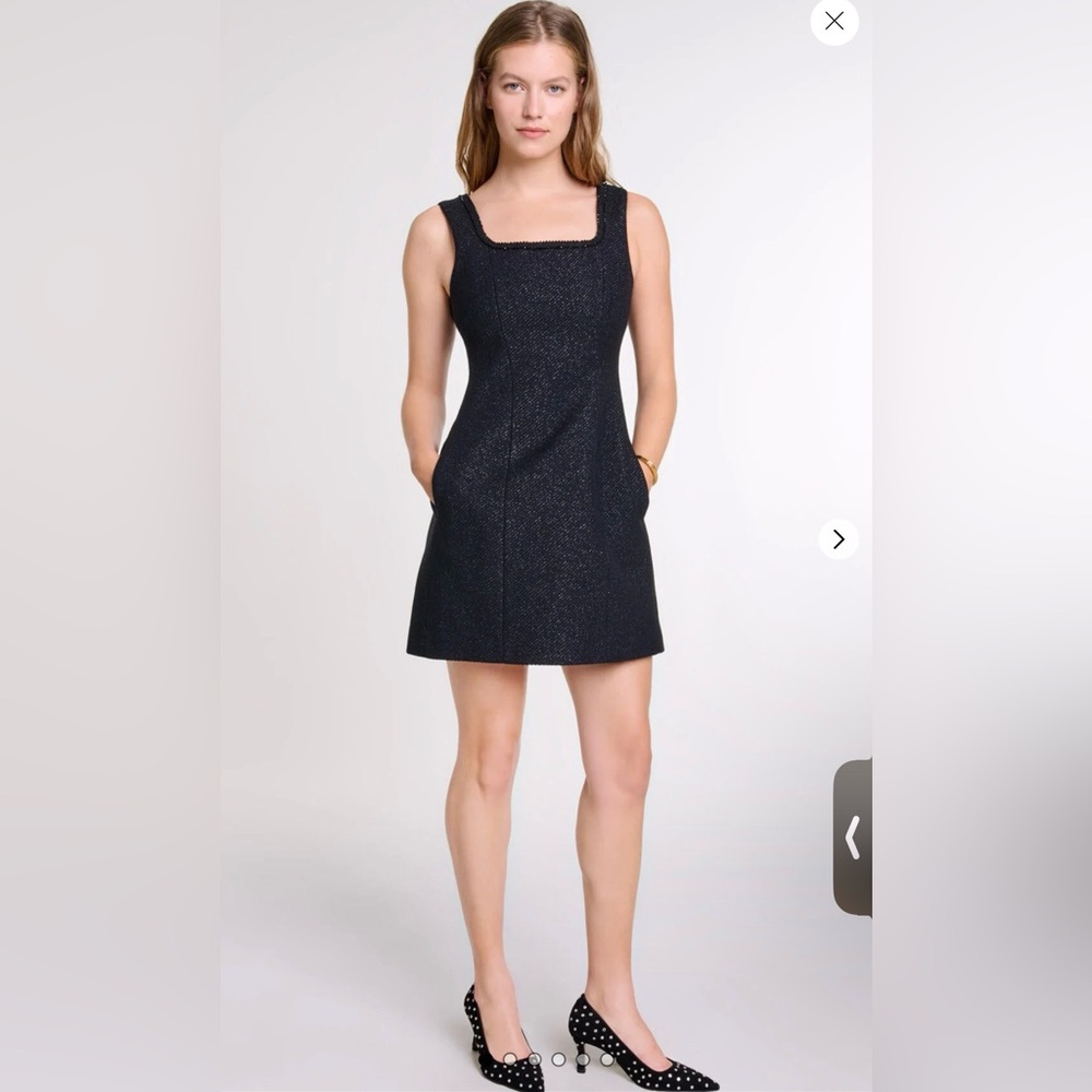 Maje new woth tags Short rhinestone dress with minor flaw - Picture 1 of 5